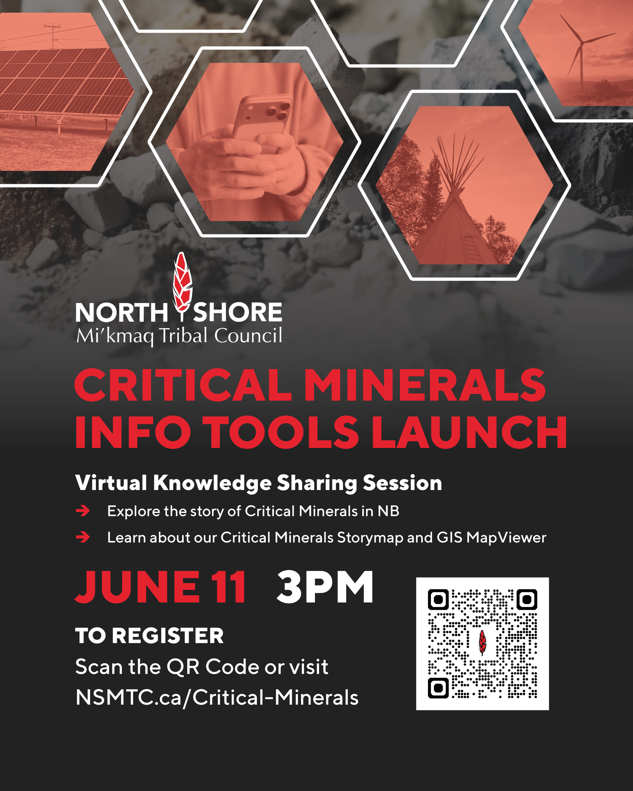 Critical Minerals Info Tools Launch Flyer